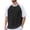 Black, variant on LUOGENLI Male T-shirts for Mens Short Sleeved Basketball Sports Split T Shirt Suit Men's Warm up Shooting Sweat Wicking College Student Trendy T-shirts for Men Graphic Tee Summer Clothes Black M