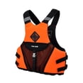 thumbnail image 3 of Quzzie Adult Kayak Vest Multipurpose Life Jacket for Canoeing Water Sports Kayaking L Orange, 3 of 8
