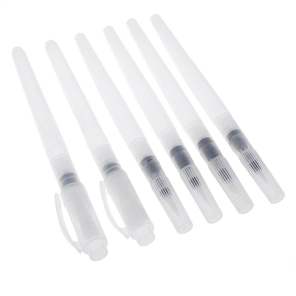 Pack of 6 water scrub Pen Set for Painting Watercolor Pen for Lettering Aquarelle