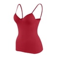 thumbnail image 1 of Hiiyo Camisole pour Femmes avec Soutien-Gorge Intégré, Superposition, Bretelles Spaghetti, Débardeurs, Femmes, 1 of 6