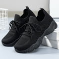 thumbnail image 2 of Fsqjgq Chaussures à Plateforme pour Femmes Chaussures de Course en Maille à Lacets Espadrilles pour Femmes Espadrilles de Sport d'Extérieur Décontractées et Stylées, 2 of 6