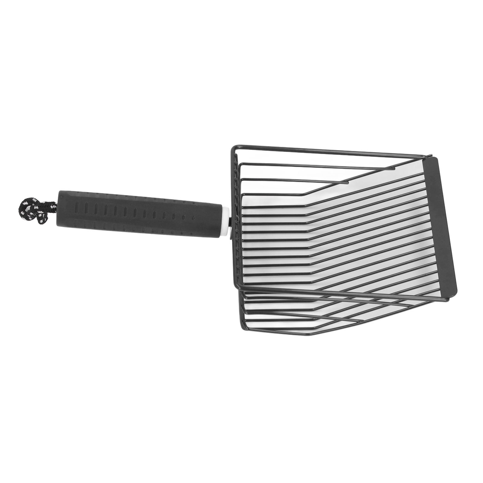 Scoop de litière pour chats, scooper de chat en métal avec poignée amovible, filtration rapide Cats Litter Phelt pour litière de chats, 11,02 x 2,36 x 5,91 pouces, pour un