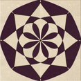 thumbnail image 1 of Ahgly Company Machine Washable Indoor Square Transitional Deep Peach Orange Area Rugs, 7' Square, 1 of 7