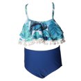 thumbnail image 3 of Esaierr Maillot de Bain pour Filles, Mode, Imprimé, pour Bébé, Rafraîchissant, Séchage Rapide, 2-12 Ans, 3 of 6