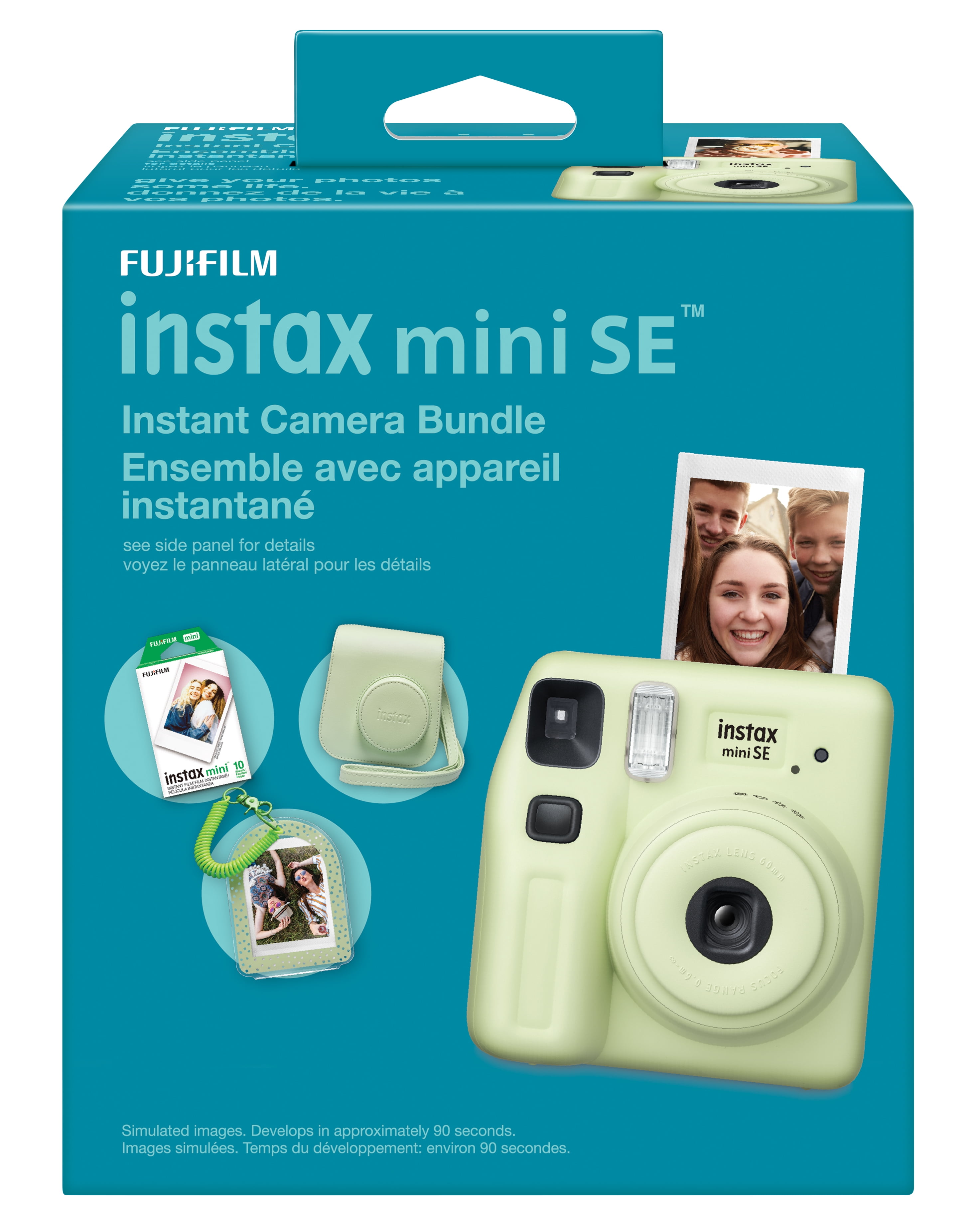 Ensemble avec appareil instantané instax mini SE - Vert