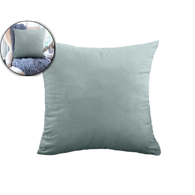 Dvruxg Velvet Throw Pillow Covers 16x16 Inch - Soft Square Decorative Cushion Cover for Couch, Sofa