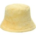 thumbnail image 1 of LinYooLi Bonnet Seau pour Femmes, Chapeau Doux et Moelleux, Bonnet d'Hiver Épais et Tendance, 1 of 5
