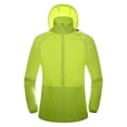 thumbnail image 1 of WEIYLL Womens Fleece Jackets Windproof Ultra-Light Rainproof Windbreaker Green Fall Clothing Size S, 1 of 4