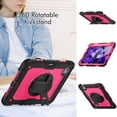 thumbnail image 4 of XYX For iPad Air 5th/4th Generation 10.9 inch 2022/2020 Case, 360 Rotating Shockproof Cover with Stand, Screen Protector, Shoulder Strap, Rose PC, 4 of 7
