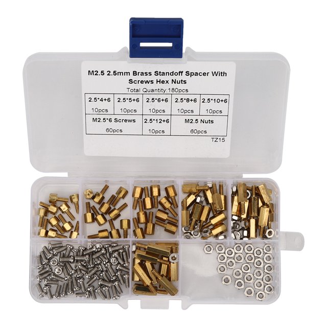 Fasteners Carbon Steel Nuts Standoff Set Electronic Industry Assortment M2.5