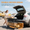 thumbnail image 4 of Outsunny Double Decker Folding Wagon Cart with 450LBS & 350L Capacity, 4 of 10