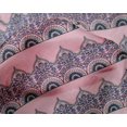 thumbnail image 4 of oneOone Silk Tabby Fabric Leaves & Floral Block Print Fabric By Yard 42 Inch Wide, 4 of 4