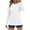 #0076-White, variant on Ailaofu Women's Sun Shirts Protection Rash Guard Long Sleeve Swim Shirts Quick Dry Lightweight Workout Tops