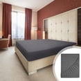 thumbnail image 1 of Kadlawus Double Bed Fitted Sheet, Stretch Knit Fabric, Non Slip Elastic Edges, Mattress Protector, Soft Breathable, Machine Washable, for Home, Hotel, Dorm, Multiple Colors, 1 of 8