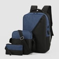 thumbnail image 1 of EGNMCR Backpack Three Piece Set, Large Capacity USB Student Backpack, Suitable For School And Outdoor Travel, Computer Bag For Men And Women With Large Capacity backpack backpack, 1 of 2