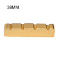 thumbnail image 1 of 4 String Brass Nut 38 42Mm Bridge Gold Plated for Electric Brass Parts, 1 of 9