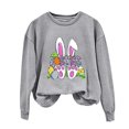 thumbnail image 2 of EGNMCR Easter T-Shirts Imprimés pour Femmes T-Shirts Graphiques pour Femmes T-Shirts à Manches Courtes pour Femmes T-Shirts à Col Rond pour Femmes Haut Imprimé Easter à Manches Longues Chandails pour Femmes T-Shirts, 2 of 5