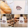 thumbnail image 3 of Raindrops 2Pcs Bread Storage Bags Linen Drawstring Pouches for Packaging Bread and Pastries, 3 of 7