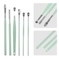 thumbnail image 3 of Unique Bargains 6Pcs Stainless Steel Ear Cleansing Tool Set with Faux Leather Packaging Green, 3 of 7