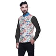 thumbnail image 2 of Atasi Flower Printed Wedding Jackets For Men Nehru Jacket Waist Coat For Wedding & Festive Season-Medium, 2 of 4