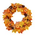 thumbnail image 2 of Autumn Pumpkin Wreath, Fall Wreaths, Photo Props, Garland, Fall Door Wreath with, 2 of 9