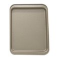 thumbnail image 1 of Rectangle Baking Pan Cookie Biscuit Pastry Stainless Steel Baking Oven Tray Non-stick Coating  Small  Gold, 1 of 9
