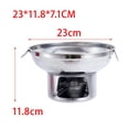 thumbnail image 3 of simhoa Chinese Small Hot Pot Portable with Heating Container Single Person Small Hotpot, 3 of 8