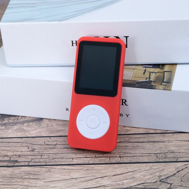 Lecteurs de Musique MP4 Externes Compatibles Bluetooth, Enregistreur Vocal Livre Numérique, Électronique de Remplacement pour Windows XP/VISTA/Windows 8 Rouge 32G