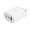 White, variant on Type C Charger, Usb C Wall Charger 65W Usb C Charger Block 3 Port Pd Power Adapter + Qc Wall Plug Multiport Type C Charging Block Cubes