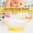 thumbnail image 1 of Baby Tableware Set, Bright Color Non- Safe Suction Cup Bowl 3 Colors Optional Tasteless  For Children Over 6 Months Years Old For Newborn, 1 of 8