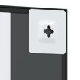 thumbnail image 4 of vidaXL Miroir Mural Noir 30x60 cm Rectangle Fer, 4 of 5