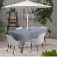 thumbnail image 2 of Vargottam Indoor/OutdoorTablecloth58x120 Inch Rectangle Nappe avec trou de parapluie et zip-Table étanche PatioTableTableCouveuses pour arrière-cour RectangulaireTable- Royal Blue2, 2 of 5