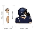 thumbnail image 3 of TopLLC Football Quarterback Wiper Stickers Car Windshield Wiper Stickers Car Car Stickers, 3 of 8