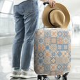 thumbnail image 3 of Travel Luggage Cover Suitcase Protector Fits 18-32 Inch Luggage Wheel Covers Patterned Travel Related Items Flower Luggage Protector Elastic Luggage Anti-scratch Suitcase Cover M, 3 of 5