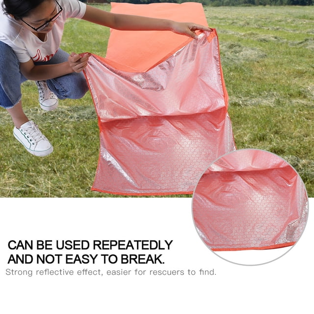 Sac de Couchage de Camping, Sacs de Couchage Enveloppe d'Urgence Portatifs avec Sac de Rangement, Tissu Nylon 15D Imperméable, Sac de Couchage Simple de Randonnée pour Soirées Pyjama Pêche Plein Air Randonnée