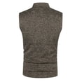 thumbnail image 5 of Penkiiy Men's Full-zip Polar Fleece Vest Lightweight Sleeveless Jacket XL Coffee, 5 of 5