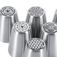 thumbnail image 3 of Ensemble de 6 Pcs de Embouts de Tuyauterie Russes Embouts de Glaçage Fleur Réutilisables, 3 of 7
