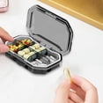 thumbnail image 2 of Ohufall Airtight Pill Container Portable Medicine Dispenser Compact Pill Case For Home And Travel, 2 of 9