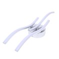 thumbnail image 4 of Amdohai 3 Branches L-ED Waved Light White 18W Aluminum Ceiling Light, 4 of 7