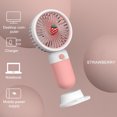 thumbnail image 2 of Cartoon Handheld Fan, USB Rechargeable Portable Fan for Children, 2 of 3