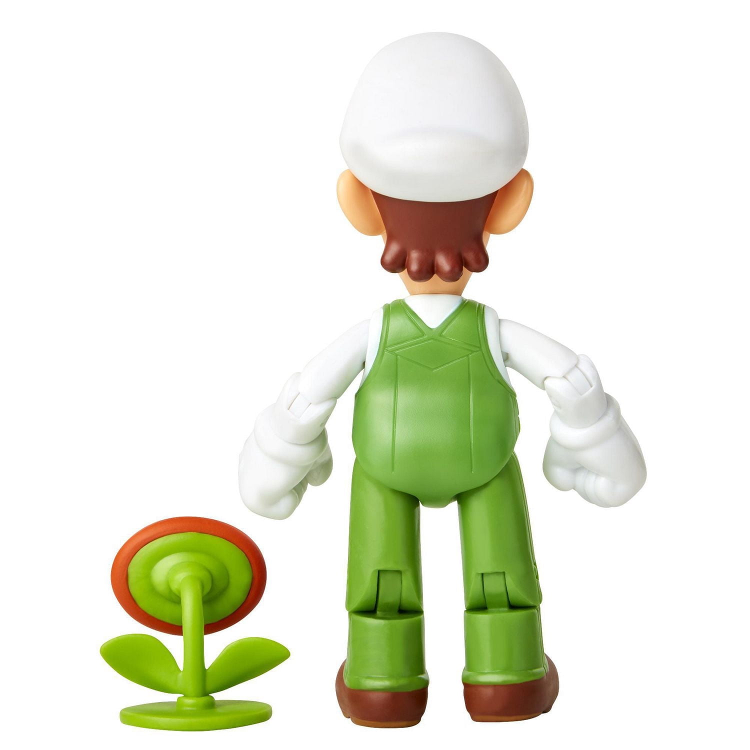 Figures 4 pouces Monde de Nintendo – Luigi de feu avec fleur de feu