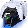 thumbnail image 1 of PS5 Controller Charger, Charging Station for PlayStation 5 Controller, Fast PS5 Charging Dock Station with LED Indicator, PS5 Accessories, 1 of 12