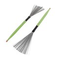 thumbnail image 4 of Drum Wire Brush, Compact Portable Drum Brush  For Drummer Green, 4 of 8
