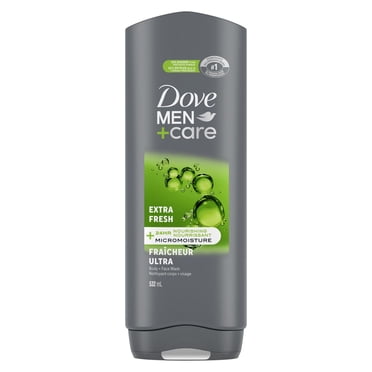 Dove Men+Care Body and Face Wash Extra Fresh 24H Nourishing, 532 ml