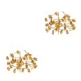 thumbnail image 3 of Langgg Earring Stud Base Handmade Popular Personality Ear Pins Setting Lady Daily Wear DIY Jewelry Making Tool Time Supplies Gold 4mm 2Set, 3 of 6