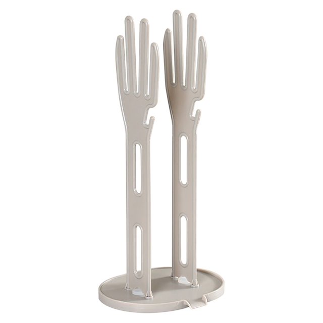 Neoyler Étendoir à Gants Ménager avec Ventouse pour un Drainage Rapide de l'Eau et un Rangement Sécurisé, Ensemble de Gants en Forme de Main pour l'Organisation de la Cuisine, Détachable et Installation Facile