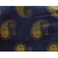thumbnail image 4 of oneOone Georgette Viscose Fabric Paisley Block Print Fabric By Yard 42 Inch Wide, 4 of 4