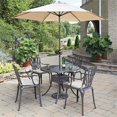 thumbnail image 2 of Homestyles 6661-30 Grenada Table à Manger Extérieure , Kaki Gris - 29 x 42 x 42 Po., 2 of 10