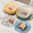 thumbnail image 1 of SSZMDLB 3Pcs Plastic Serving Trays, Reusable Dishwasher Safe Plates with Base, Durable Plastic Dinnerware for Party, Kitchen, Camping, Snack and Fruit Dishes, 1 of 9