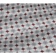 thumbnail image 5 of oneOone Viscose Jersey Fabric Square & Triangle Geometric Print Fabric By The Yard 60 Inch Wide, 5 of 5